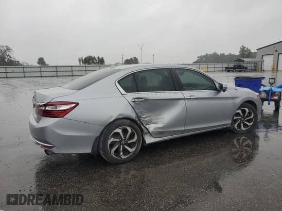 2016 Honda Accord EX-L with VIN 1HGCR2F84GA198759, listed as a Copart auction lot 81400085 with 63,764 mi miles and Salvage title. Bid and sale history available at DreamBid. Image 3.