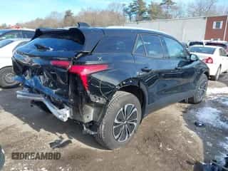 2024 Chevrolet Blazer EV eAWD LT with VIN 3GNKDBRJ9RS287484, listed as a IAAI auction lot 41376505 with 1,563 mi miles and . Bid and sale history available at DreamBid. Image 4.