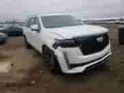 2021 Cadillac Escalade ESV Sport Platinum with VIN 1GYS4RKL3MR239210, listed as a Copart auction lot 82604204 with 50,478 mi miles and Salvage title. Bid and sale history available at DreamBid. Image 11.