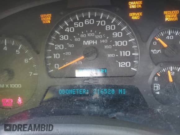 2003 Chevrolet TrailBlazer LTZ с VIN 1GNDT13S832125954, выставлен на аукционе IAAI как лот 43133448 с пробегом 216 520 миль миль и . История ставок и продаж доступна на DreamBid. Изображение 7.