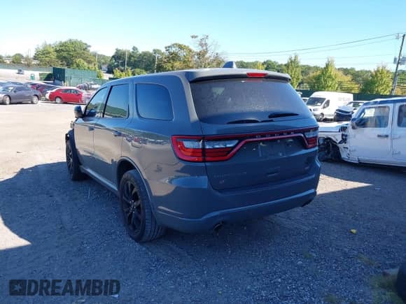2019 Dodge Durango GT Plus with VIN 1C4RDJDG2KC802222, listed as a IAAI auction lot 43249240 with 106,693 mi miles and . Bid and sale history available at DreamBid. Image 3.