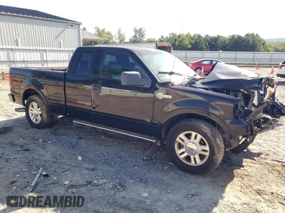 2006 Ford F-150 XLT with VIN 1FTRX12556FA00633, listed as a Copart auction lot 69362735 with 163,277 mi miles and Salvage title. Bid and sale history available at DreamBid. Image 4.