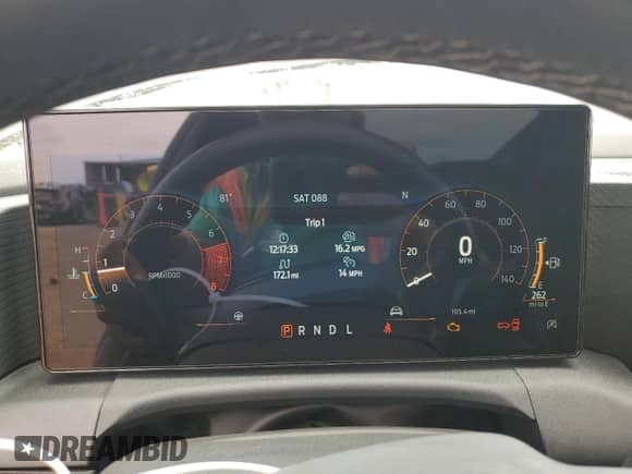 2025 Ford Mustang EcoBoost with VIN 1FA6P8TH2S5108119, listed as a Copart auction lot 64620305 with 195 mi miles and Salvage title. Bid and sale history available at DreamBid. Image 9.