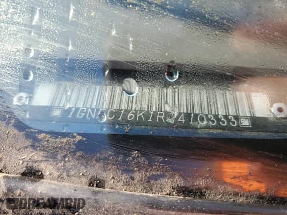 1994 Chevrolet Suburban with VIN 1GNEC16K1RJ410333, listed as a Copart auction lot 84595075 with 311,147 mi miles and Salvage title. Bid and sale history available at DreamBid. Image 13.