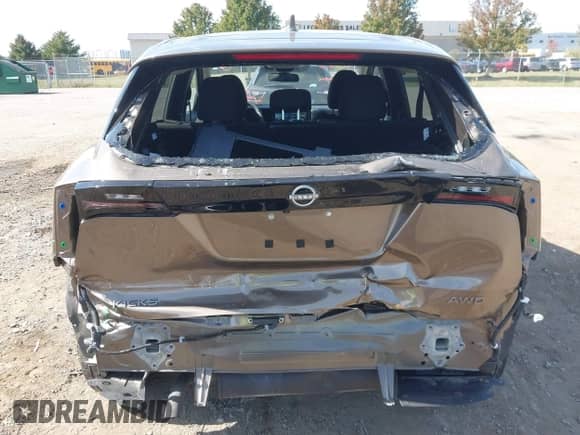 2025 Nissan Kicks SV with VIN 3N8AP6CB8SL341737, listed as a IAAI auction lot 43345147 with 11,093 mi miles and . Bid and sale history available at DreamBid. Image 16.