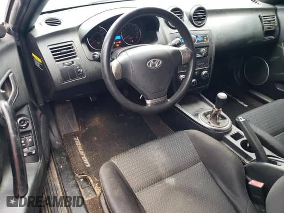 2008 Hyundai Tiburon GS with VIN KMHHM66D38U265807, listed as a Copart auction lot 42229755 with 217,206 mi miles and Salvage title. Bid and sale history available at DreamBid. Image 8.