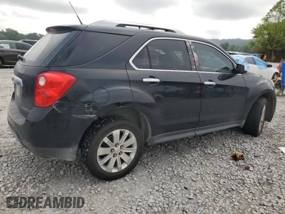 2011 Chevrolet Equinox LTZ with VIN 2GNALFEC0B1275710, listed as a Copart auction lot 66939395 with 100,000 mi miles and Salvage title. Bid and sale history available at DreamBid. Image 3.