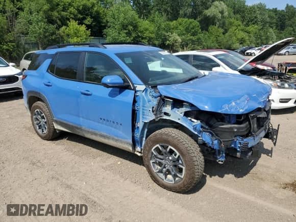 2025 Chevrolet Equinox AWD ACTIV с VIN 3GNAXSEG3SL125024, выставлен на аукционе Copart как лот 63097475 с пробегом 3 433 миль миль и Списание • Salvage title. История ставок и продаж доступна на DreamBid. Изображение 4.