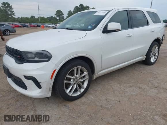 2022 Dodge Durango GT Plus z VIN 1C4RDHDGXNC103143, wystawiony jako IAAI lot #42290646 z przebiegiem 109 130 mil mil oraz . Historia ofert i sprzedaży dostępna na DreamBid. Obrazek 2.