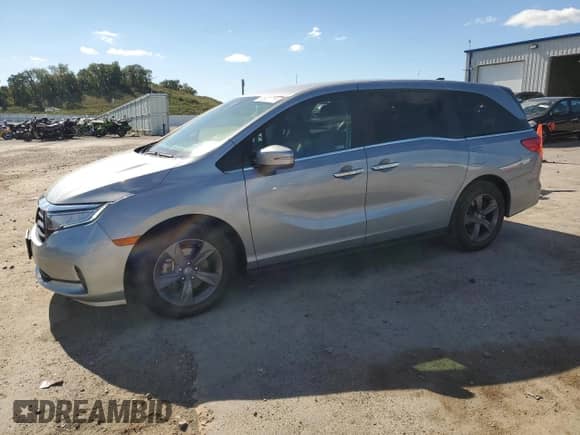 2021 Honda Odyssey EX с VIN 5FNRL6H53MB009333, выставлен на аукционе Copart как лот 85901755 с пробегом 73 541 миль миль и Списание • Salvage title. История ставок и продаж доступна на DreamBid. Изображение 1.