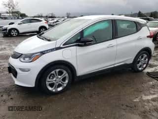 2020 Chevrolet Bolt EV LT z VIN 1G1FY6S02L4128863, wystawiony jako Copart lot #43261433 z przebiegiem 18 594 mil mil oraz . Historia ofert i sprzedaży dostępna na DreamBid. Obrazek 1.