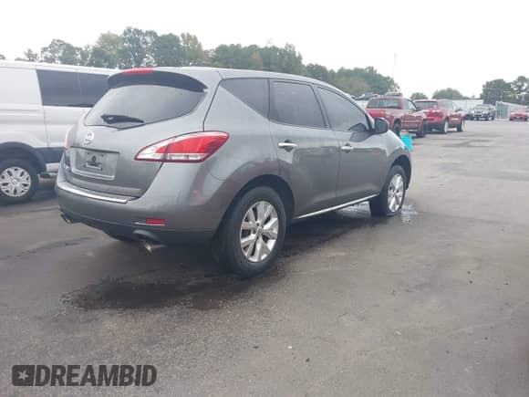2013 Nissan Murano SL with VIN JN8AZ1MU2DW211611, listed as a IAAI auction lot 43376489 with 167,567 mi miles and . Bid and sale history available at DreamBid. Image 4.