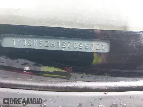 1995 Chevrolet Prizm с VIN 1Y1SK5281SZ096122, выставлен на аукционе IAAI как лот 43132090 с пробегом 202 328 миль миль и . История ставок и продаж доступна на DreamBid. Изображение 9.