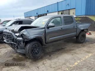 2023 Toyota Tacoma SR5 z VIN 3TMCZ5AN7PM534534, wystawiony jako Copart lot #80197175 z przebiegiem 42 605 mil mil oraz Nie do naprawy • Non repairable. Historia ofert i sprzedaży dostępna na DreamBid. Obrazek 1.
