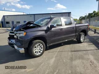2023 Chevrolet Silverado 1500 LT z VIN 3GCPDKEK2PG263590, wystawiony jako Copart lot #69409435 z przebiegiem 25 556 mil mil oraz Szkoda całkowita • Salvage title. Historia ofert i sprzedaży dostępna na DreamBid. Obrazek 1.