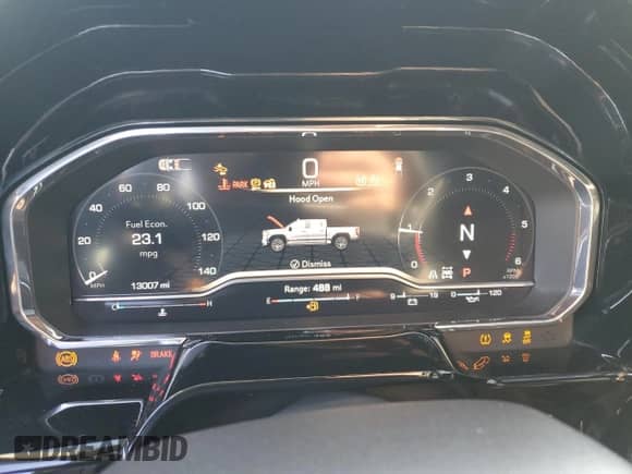 2025 GMC Sierra 1500 Elevation с VIN 3GTUUCE82SG227999, выставлен на аукционе Copart как лот 85578505 с пробегом 13 007 миль миль и Списание • Salvage title. История ставок и продаж доступна на DreamBid. Изображение 9.