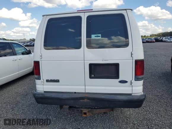 2008 Ford Econoline Cargo Commercial with VIN 1FTSS34L48DA03917, listed as a Copart auction lot 74948194 with Not provided miles and Salvage title. Bid and sale history available at DreamBid. Image 6.