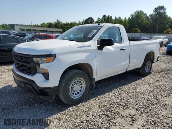 2024 Chevrolet Silverado 1500 Work Truck с VIN 3GCNAAEK8RG103520, выставлен на аукционе Copart как лот 62064525 с пробегом 51 834 миль миль и Списание • Salvage title. История ставок и продаж доступна на DreamBid. Изображение 1.