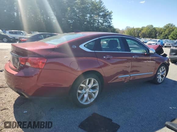 2016 Chevrolet Impala LTZ with VIN 2G1145S3XG9181727, listed as a Copart auction lot 83826895 with 121,433 mi miles and Salvage title. Bid and sale history available at DreamBid. Image 3.