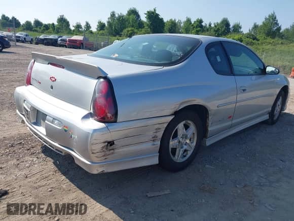 2001 Chevrolet Monte Carlo SS with VIN 2G1WX15K519303054, listed as a IAAI auction lot 42992101 with 104,202 mi miles and . Bid and sale history available at DreamBid. Image 4.