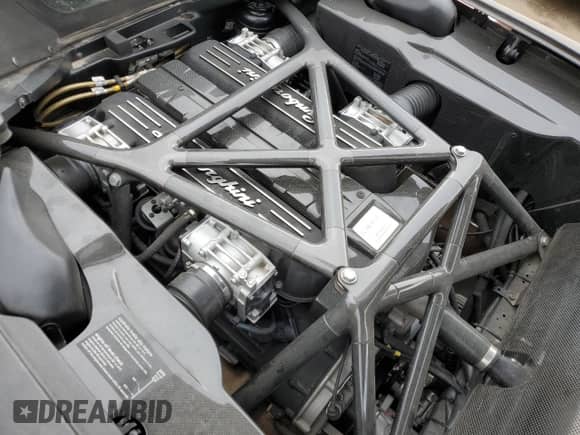 2008 Lamborghini Murcielago with VIN ZHWBU47S78LA02862, listed as a Copart auction lot 61053125 with 44,992 mi miles and Non repairable. Bid and sale history available at DreamBid. Image 11.