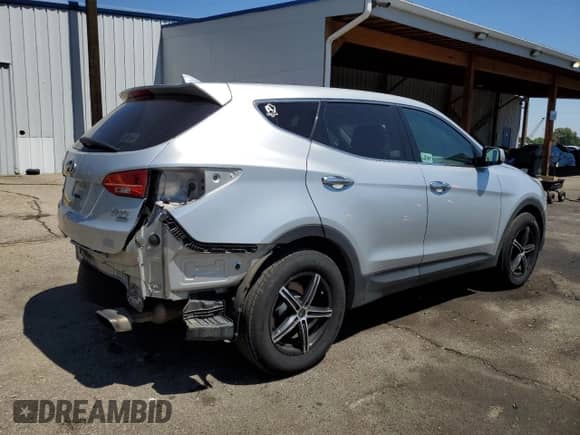 2015 Hyundai Santa Fe with VIN 5XYZTDLB9FG296626, listed as a Copart auction lot 68329005 with 326,442 mi miles and Salvage title. Bid and sale history available at DreamBid. Image 3.