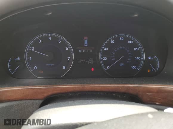 2013 Hyundai Equus Signature с VIN KMHGH4JH4DU071697, выставлен на аукционе Copart как лот 58568205 с пробегом 117 549 миль миль и Списание • Salvage title. История ставок и продаж доступна на DreamBid. Изображение 9.