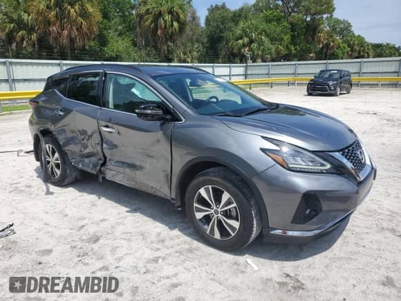 2023 Nissan Murano SV with VIN 5N1AZ2BJ9PC109931, listed as a Copart auction lot 70821925 with 34,867 mi miles and Non repairable. Bid and sale history available at DreamBid. Image 4.