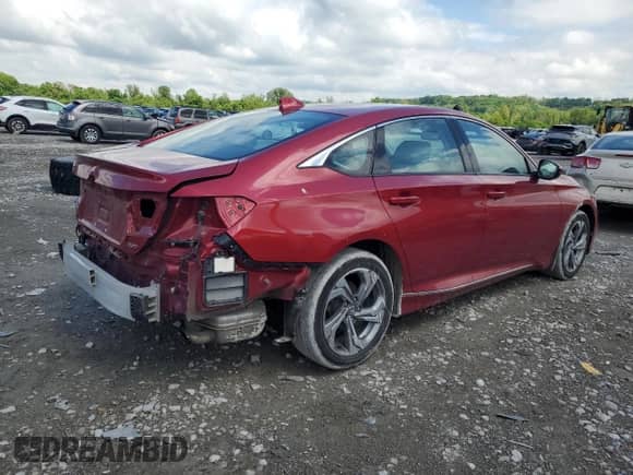 2018 Honda Accord EX-L with VIN 1HGCV2F62JA019054, listed as a Copart auction lot 55663065 with 102,527 mi miles and Salvage title. Bid and sale history available at DreamBid. Image 3.
