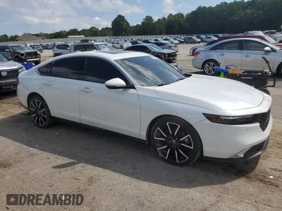 2023 Honda Accord Touring с VIN 1HGCY2F89PA037438, выставлен на аукционе Copart как лот 65244455 с пробегом 63 434 миль миль и Списание • Salvage title. История ставок и продаж доступна на DreamBid. Изображение 4.