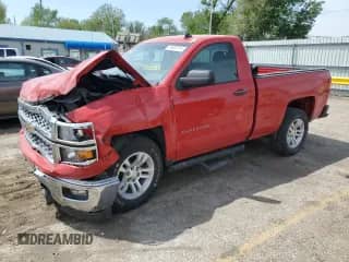 2014 Chevrolet Silverado 1500 LT with VIN 1GCNKREH3EZ283368, listed as a Copart auction lot 53900115 with 59,528 mi miles and Salvage title. Bid and sale history available at DreamBid. Image 1.