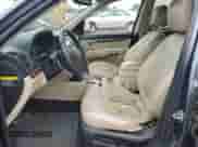 2009 Hyundai Santa Fe SE with VIN 5NMSH73E59H262885, listed as a Copart auction lot 62819855 with 138,219 mi miles and Clean title. Bid and sale history available at DreamBid. Image 7.