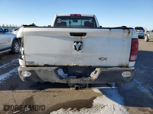 2013 Ram 1500 Tradesman with VIN 3C6JR6DG2DG559269, listed as a Copart auction lot 82996444 with 92,920 mi miles and Salvage title. Bid and sale history available at DreamBid. Image 6.