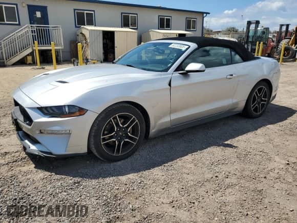 2018 Ford Mustang EcoBoost Premium with VIN 1FATP8UH4J5166202, listed as a Copart auction lot 82233805 with 119,054 mi miles and Clean title. Bid and sale history available at DreamBid. Image 1.