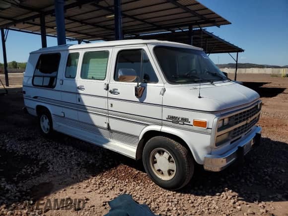 1995 Chevrolet Chevy Van с VIN 1GBEG25K4SF190770, выставлен на аукционе Copart как лот 84057735 с пробегом 176 001 миль миль и Чистый • Clean title. История ставок и продаж доступна на DreamBid. Изображение 4.