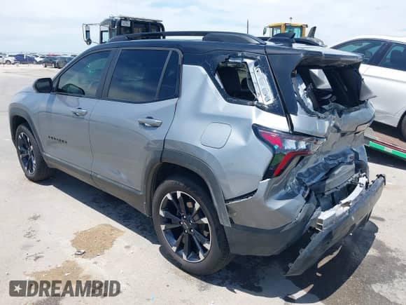 2025 Chevrolet Equinox FWD RS with VIN 3GNAXLEGXSL142196, listed as a IAAI auction lot 42782146 with 15,278 mi miles and . Bid and sale history available at DreamBid. Image 3.