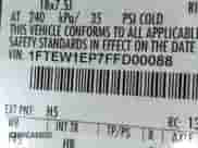 2015 Ford F-150 XLT с VIN 1FTEW1EP7FFD00088, выставлен на аукционе IAAI как лот 41364170 с пробегом 100 524 миль миль и . История ставок и продаж доступна на DreamBid. Изображение 9.