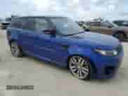 2016 Land Rover Range Rover Sport SVR with VIN SALWZ2EF1GA551964, listed as a Copart auction lot 81150084 with 39,695 mi miles and Salvage title. Bid and sale history available at DreamBid. Image 4.