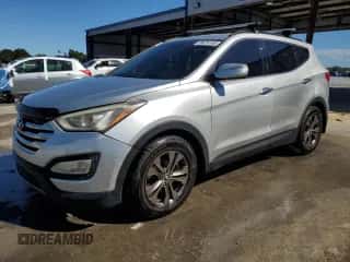 2013 Hyundai Santa Fe Sport z VIN 5XYZU3LBXDG062502, wystawiony jako Copart lot #89874145 z przebiegiem 190 130 mil mil oraz Szkoda całkowita • Salvage title. Historia ofert i sprzedaży dostępna na DreamBid. Obrazek 1.