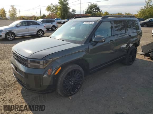 2024 Hyundai Santa Fe Calligraphy z VIN 5NMP5DGL3RH026175, wystawiony jako Copart lot #75323574 z przebiegiem 4 660 mil mil oraz Szkoda całkowita • Salvage title. Historia ofert i sprzedaży dostępna na DreamBid. Obrazek 1.