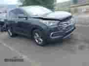 2018 Hyundai Santa Fe 2.4L with VIN 5XYZT3LB7JG562034, listed as a IAAI auction lot 43175229 with 93,961 mi miles and . Bid and sale history available at DreamBid. Image 1.