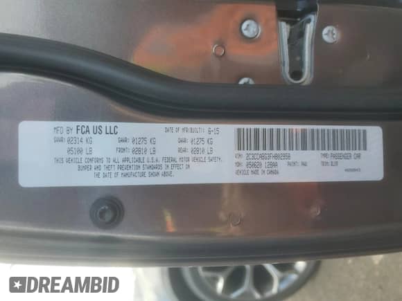 2015 Chrysler 300 S с VIN 2C3CCABG3FH802958, выставлен на аукционе Copart как лот 71697965 с пробегом 155 567 миль миль и Списание • Salvage title. История ставок и продаж доступна на DreamBid. Изображение 13.