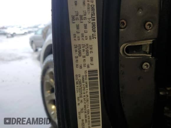 2014 Ram 1500 Laramie with VIN 1C6RR7NT5ES375183, listed as a Copart auction lot 85163365 with 149,376 mi miles and Salvage title. Bid and sale history available at DreamBid. Image 13.