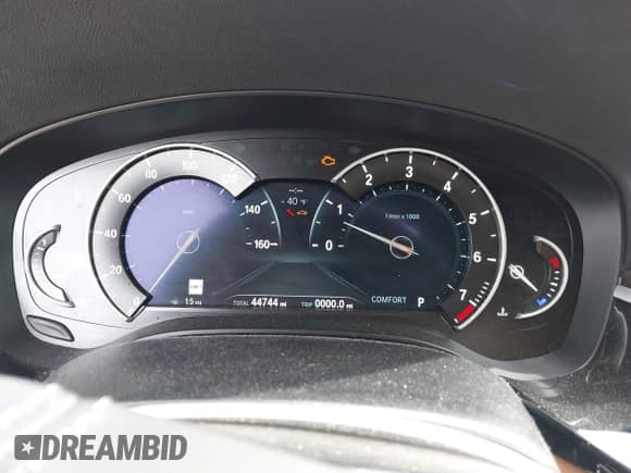 2019 BMW 5 Series 530i with VIN WBAJA5C51KWW06829, listed as a IAAI auction lot 42982321 with 44,744 mi miles and . Bid and sale history available at DreamBid. Image 7.