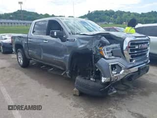 2020 GMC Sierra 1500 SLT with VIN 3GTU9DED8LG417473, listed as a IAAI auction lot 42285539 with 46,620 mi miles and . Bid and sale history available at DreamBid. Image 1.
