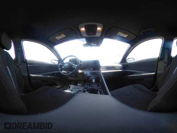 2025 Hyundai Elantra Blue with VIN KMHLM4DJ6SU133073, listed as a IAAI auction lot 42933976 with 6,503 mi miles and . Bid and sale history available at DreamBid. Image 18.