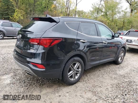 2018 Hyundai Santa Fe 2.4L with VIN 5NMZU3LBXJH106984, listed as a Copart auction lot 85736695 with 183,364 mi miles and Clean title. Bid and sale history available at DreamBid. Image 3.
