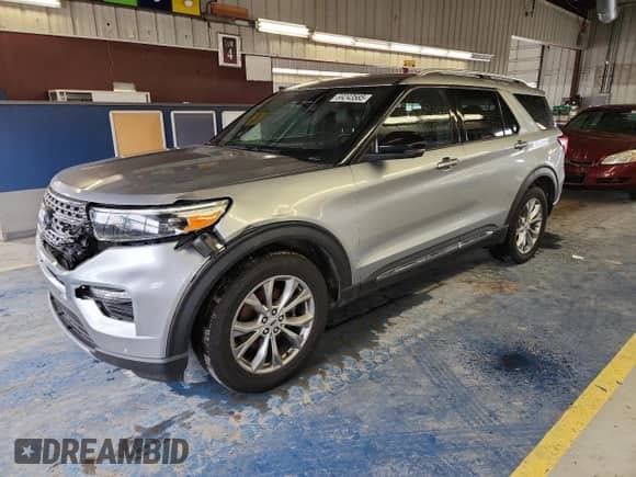 2020 Ford Explorer Limited z VIN 1FMSK8FH3LGB99888, wystawiony jako Copart lot #69243585 z przebiegiem 128 720 mil mil oraz Szkoda całkowita • Salvage title. Historia ofert i sprzedaży dostępna na DreamBid. Obrazek 1.