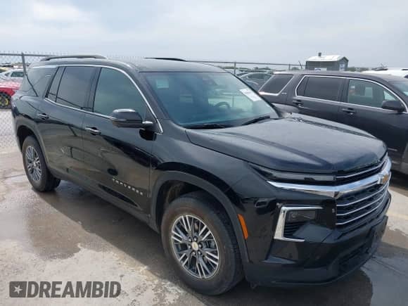 2024 Chevrolet Traverse FWD LT z VIN 1GNERGKS5RJ176849, wystawiony jako IAAI lot #42066415 z przebiegiem 13 740 mil mil oraz . Historia ofert i sprzedaży dostępna na DreamBid. Obrazek 1.