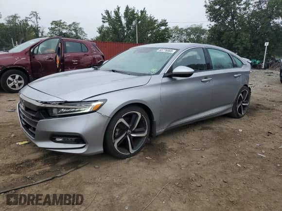 2020 Honda Accord Sport z VIN 1HGCV1F39LA094580, wystawiony jako Copart lot #83776865 z przebiegiem 118 791 mil mil oraz Szkoda całkowita • Salvage title. Historia ofert i sprzedaży dostępna na DreamBid. Obrazek 1.
